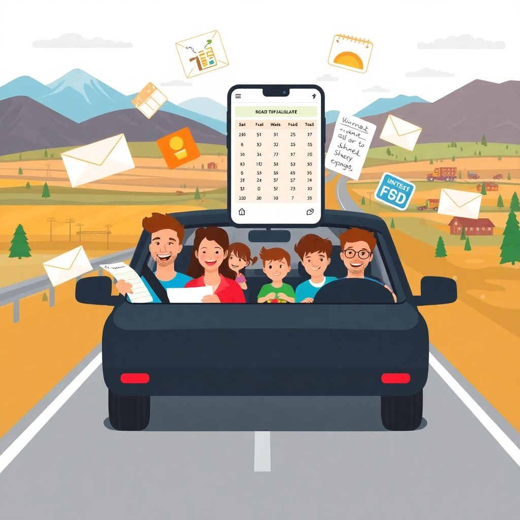 Budgeting for a family road trip across the country: plan costs and save