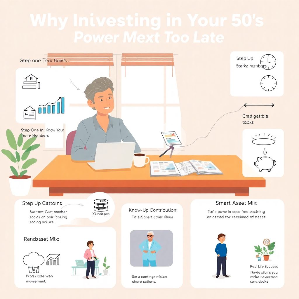 Smart ways to invest in your 50s and grow wealth confidently for retirement
