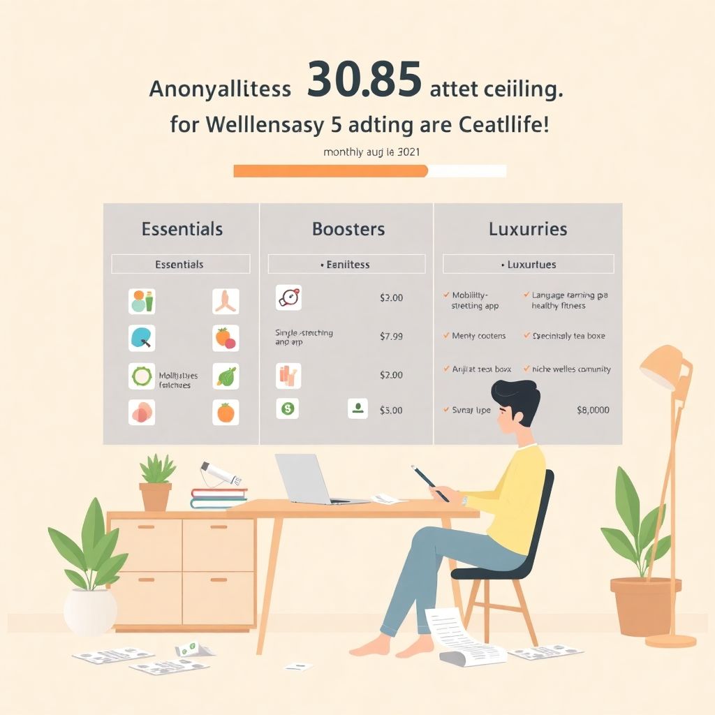 How to build a budget that accommodates wellness subscriptions and self-care
