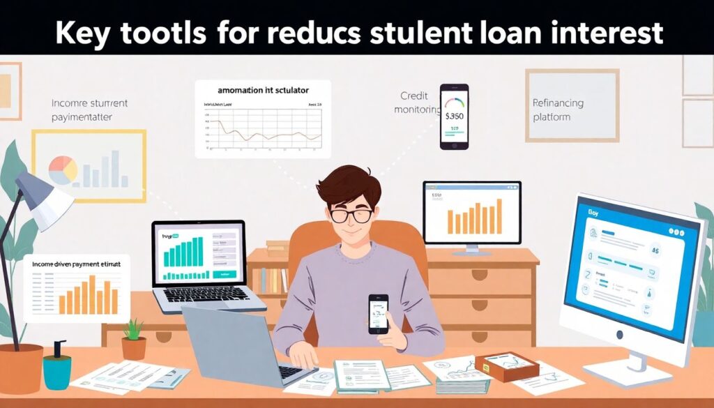 Strategies for Reducing Student Loan Interest - иллюстрация