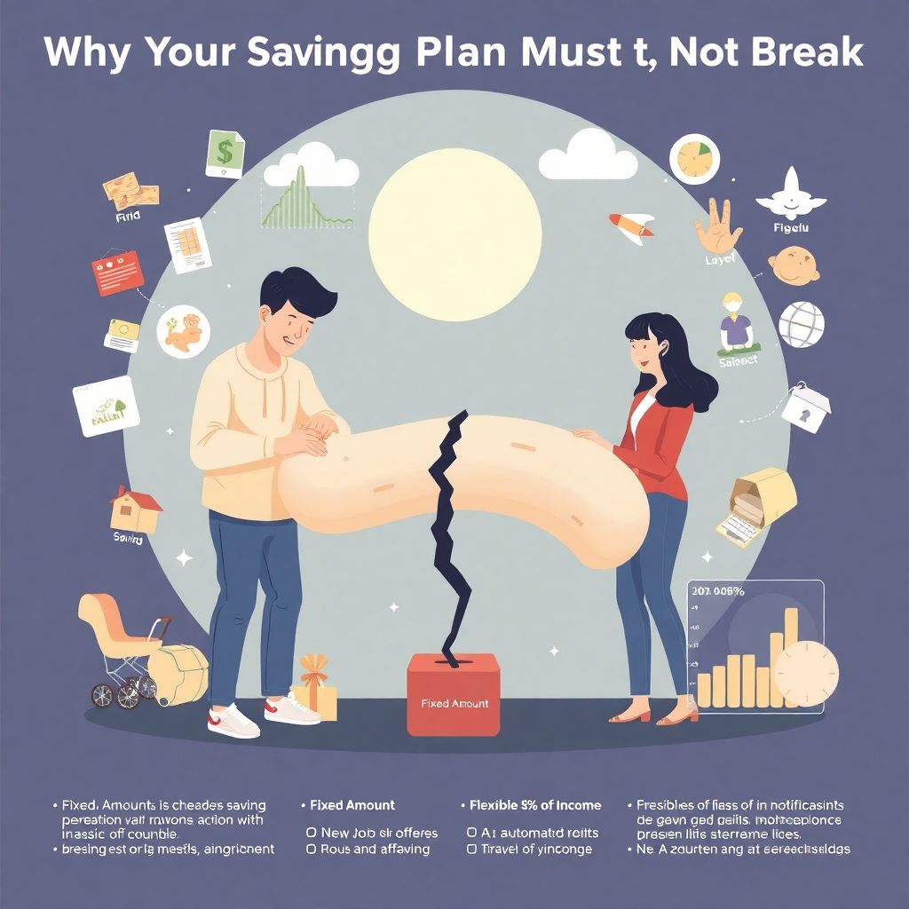 How to create a savings plan that adapts to life changes and supports your goals