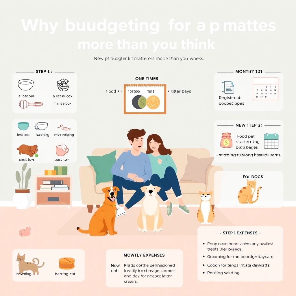 Practical guide to budgeting for a new pet and managing long‑term pet expenses