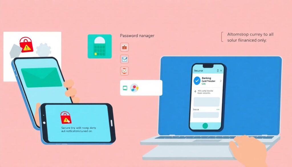 How to Protect Your Financial Identity Online - иллюстрация