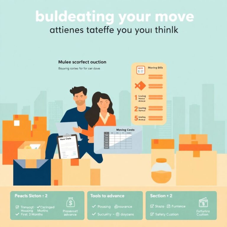 Budgeting for a move to a new city: how to plan costs and save money