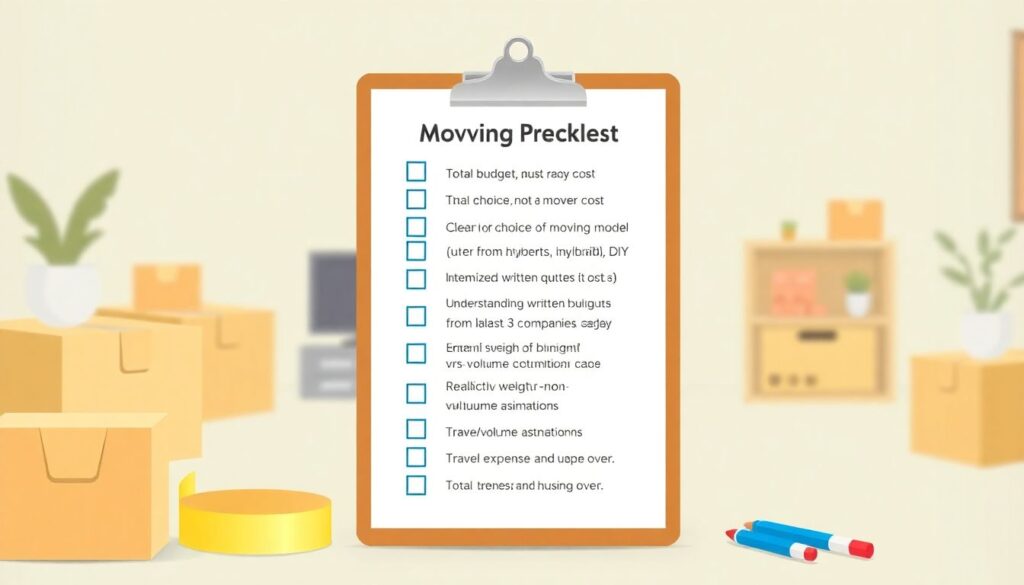 Budgeting for a Move Across Country - иллюстрация