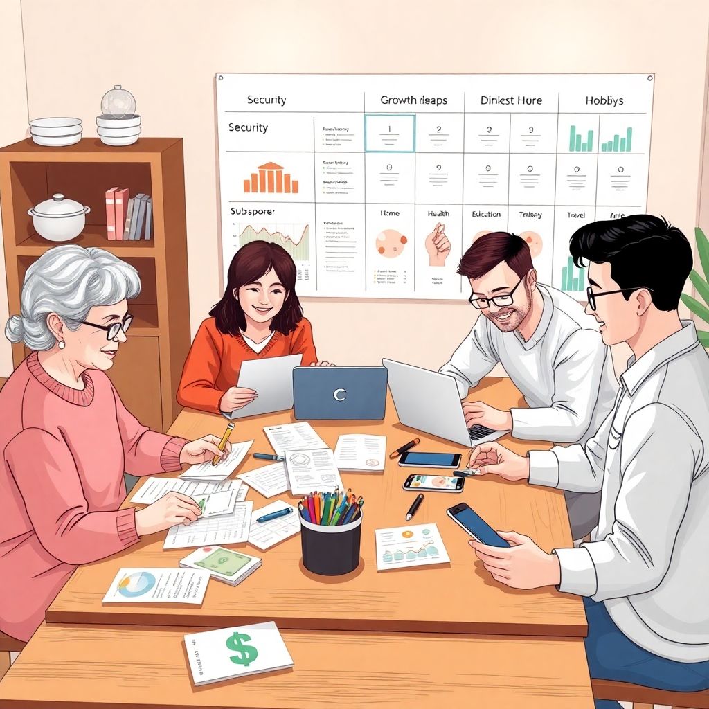 How to create a personal budget for a multi-generational family step by step