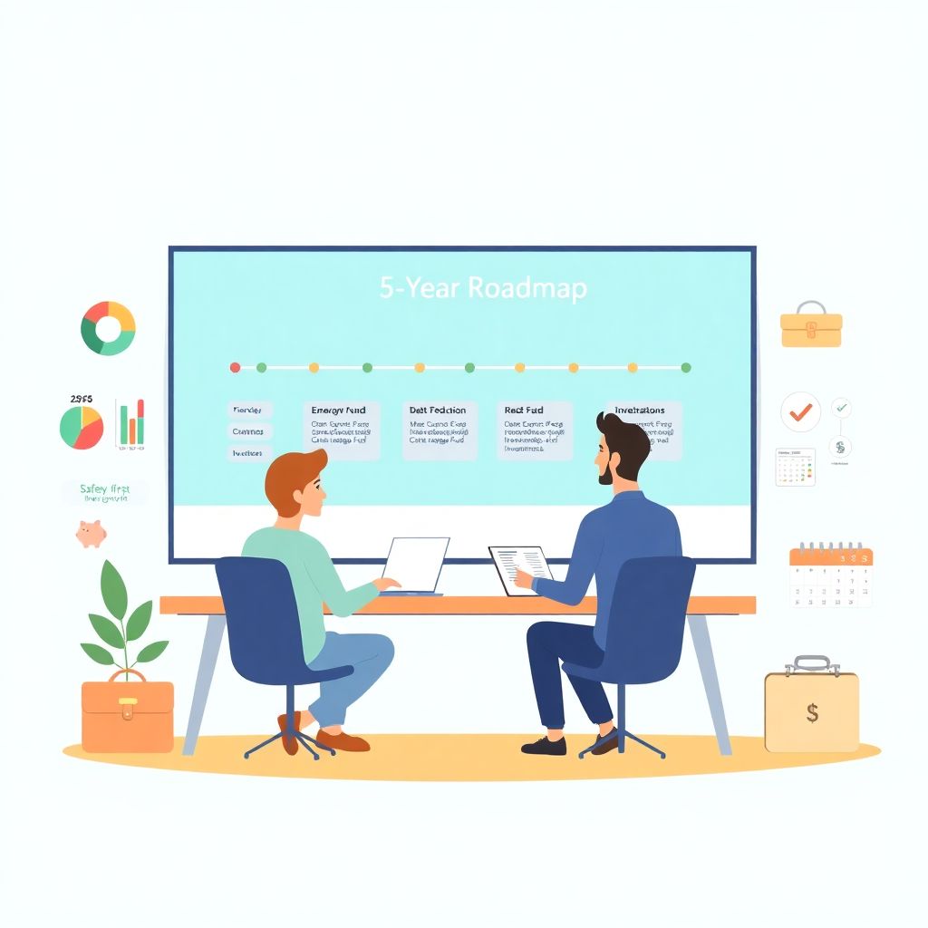 How to build a personal finance roadmap for 5 years ahead and reach your money goals
