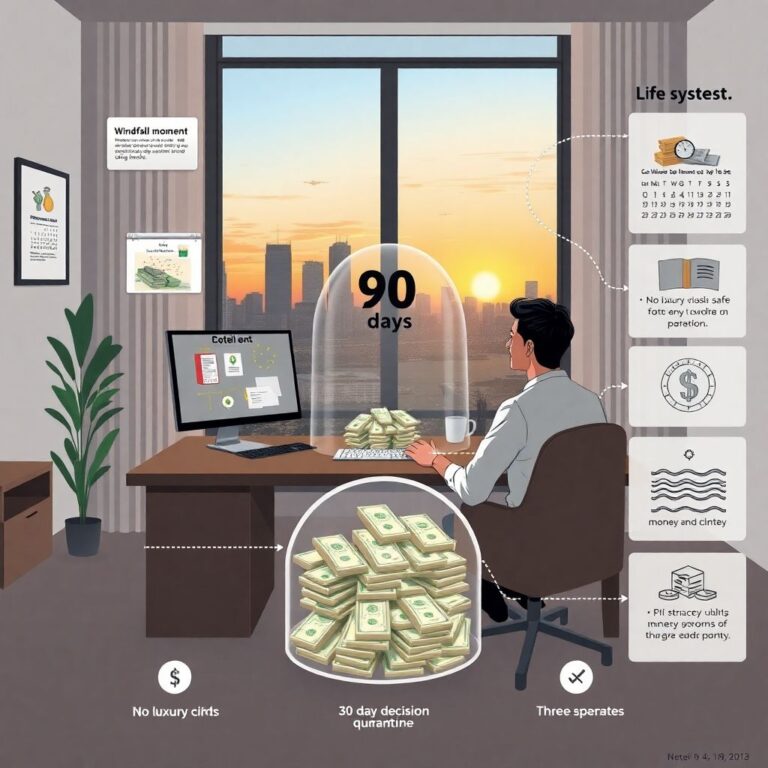 How to plan for a windfall without losing your rhythm and stay financially calm