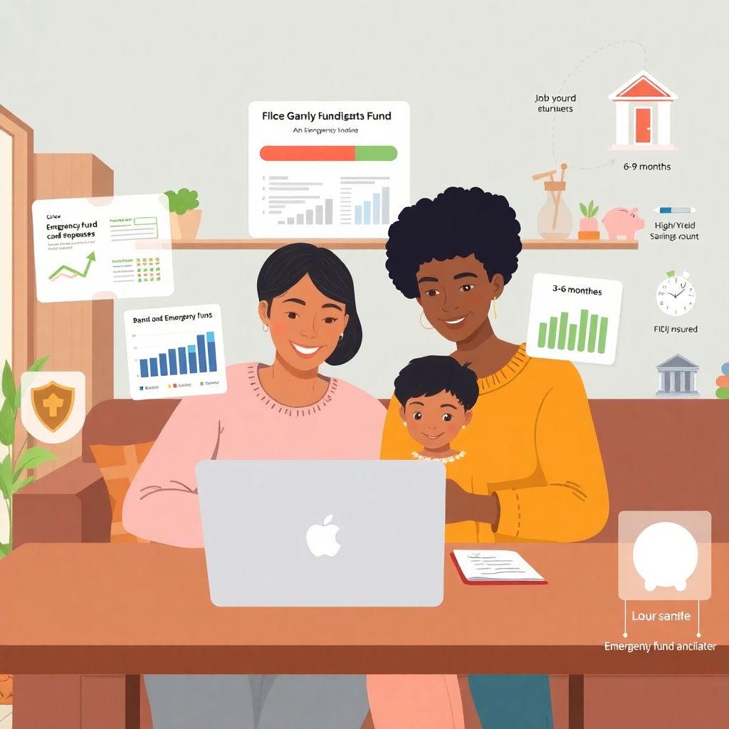 Saving for a family emergency fund to protect your loved ones
