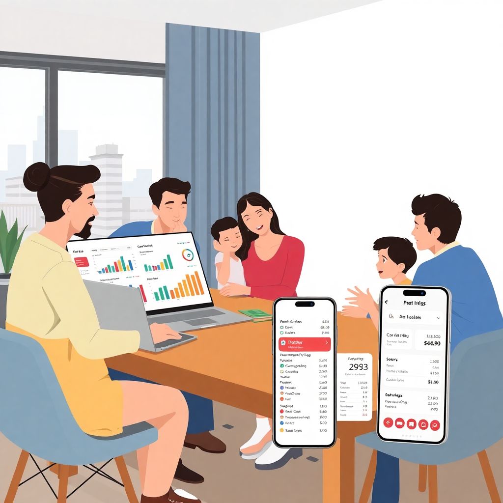 How to create a realistic budget for a family of four and save money monthly