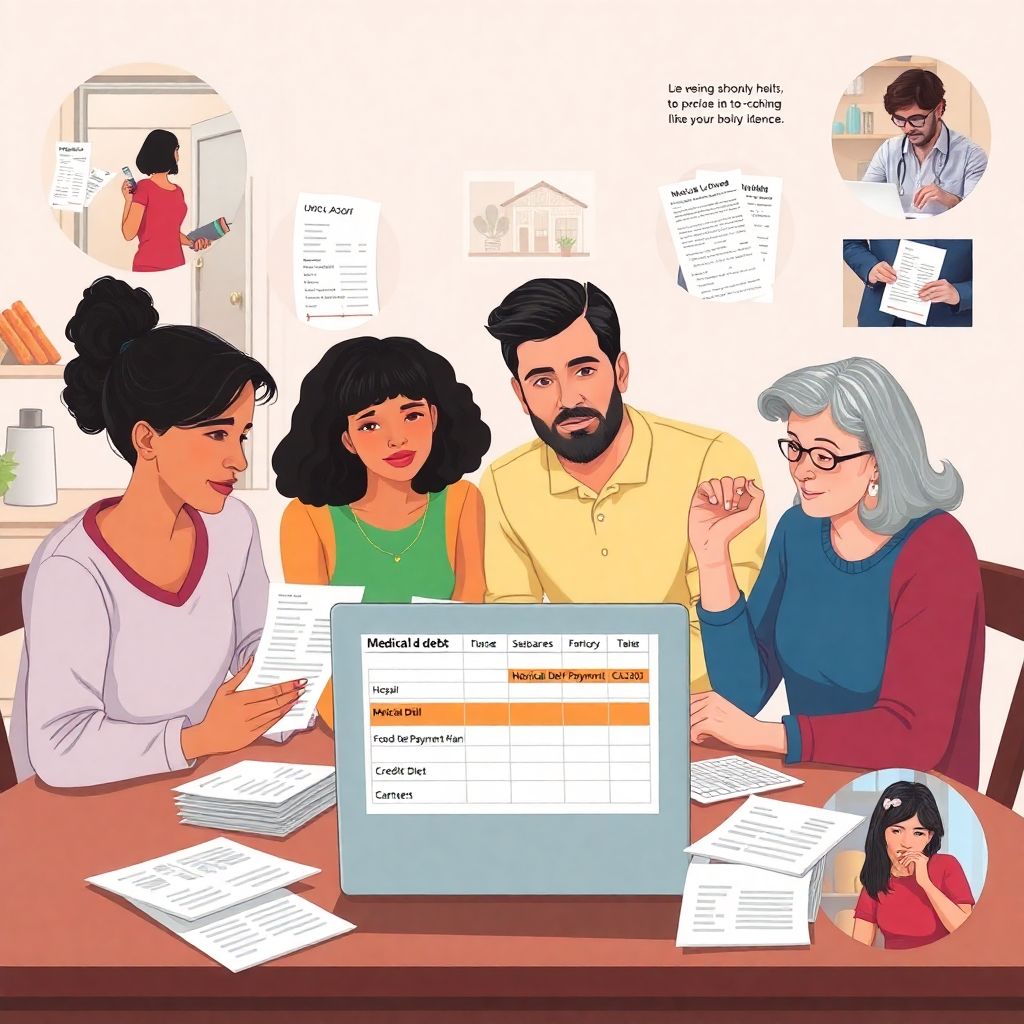 Budgeting for a medical debt repayment plan to regain control of your finances