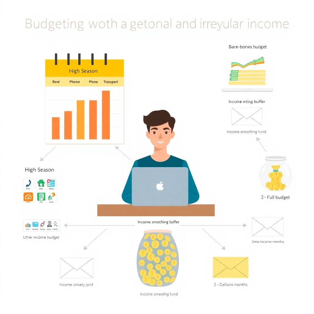 Budgeting for seasonal income and gigs to stay financially stable year round
