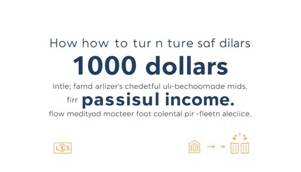 Practical Steps to Invest Your First $1000 - иллюстрация