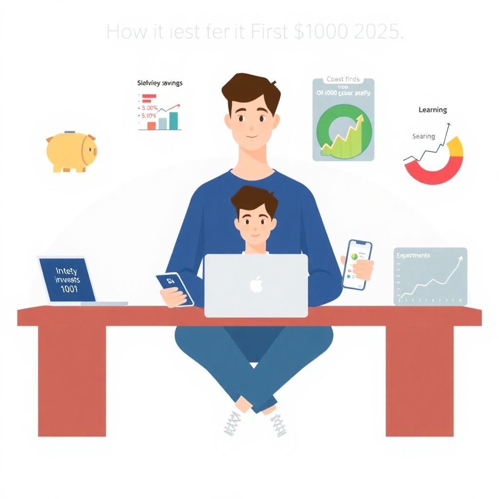 Practical steps to invest your first $1000 wisely and start building wealth