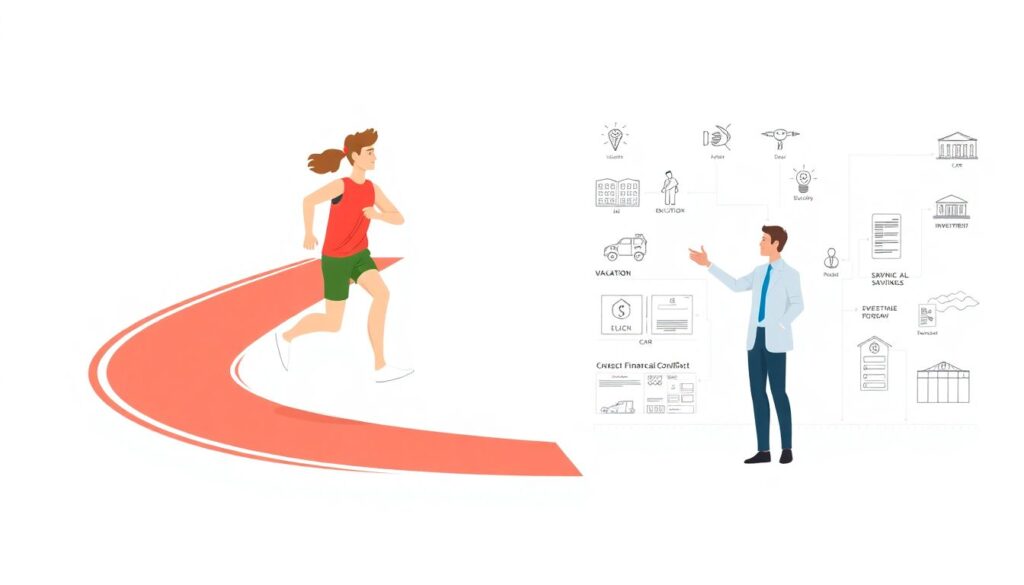 Saving for a Car Purchase While Maintaining Other Goals - иллюстрация