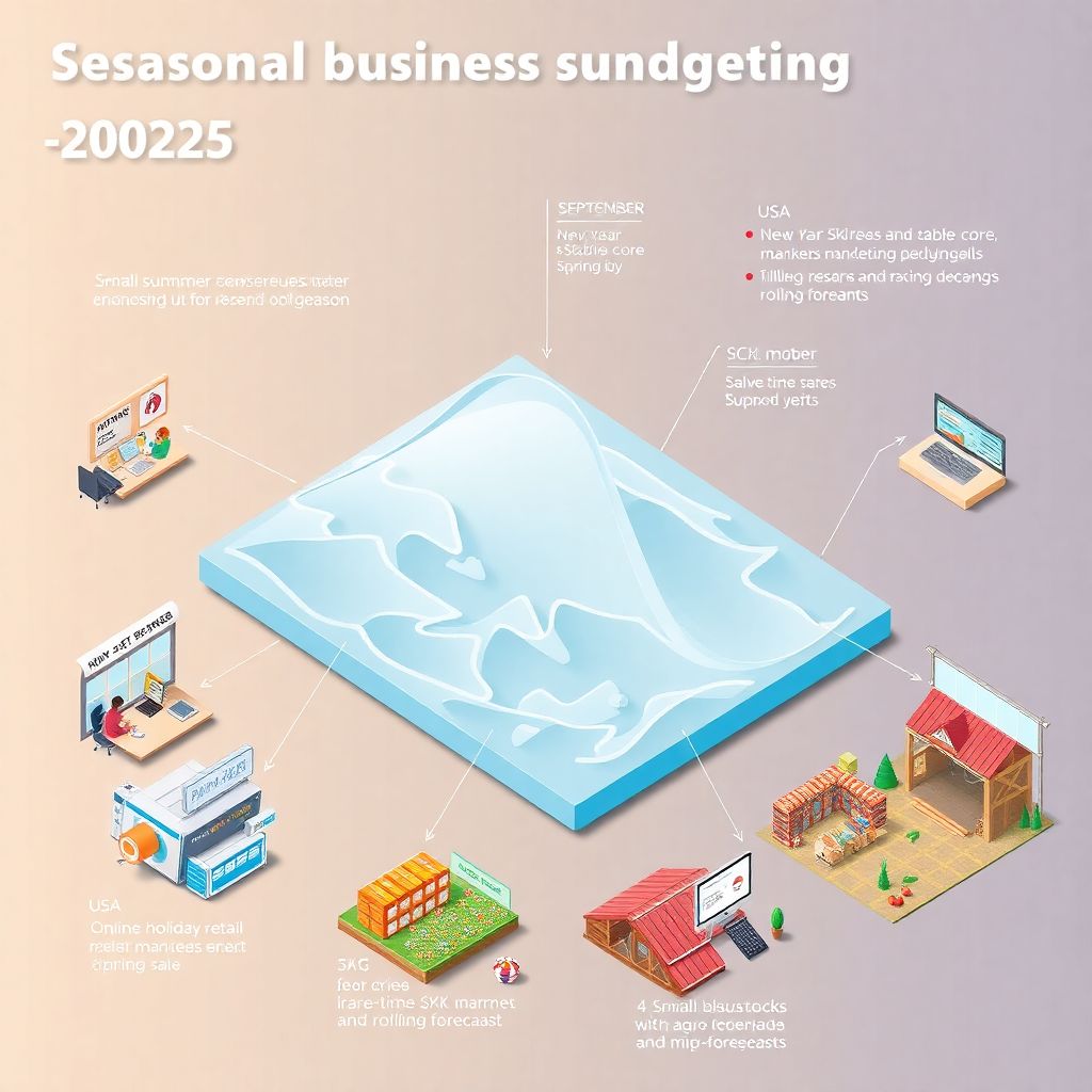 Budgeting for a seasonal business cycle to stabilize cash flow and profits