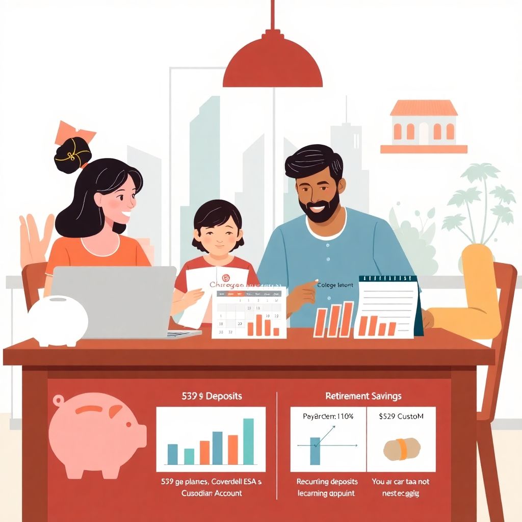 Budgeting for a childs education with 529 plans and beyond