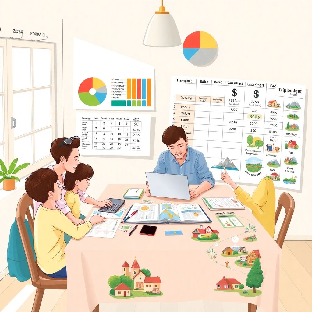 How to prepare a budget for a family vacation on a budget and save more