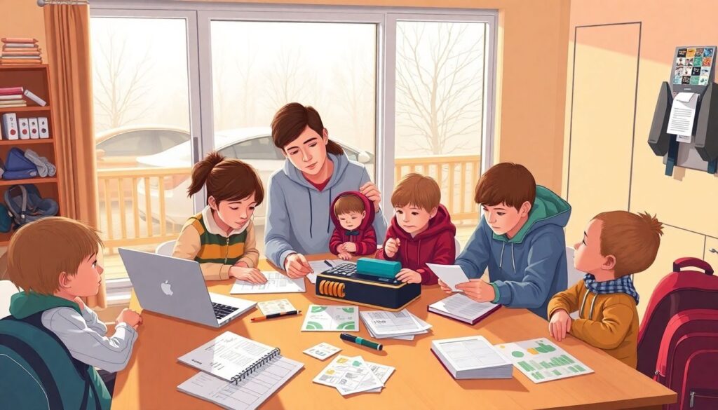 The Essentials of Budgeting for a Family of Five - иллюстрация