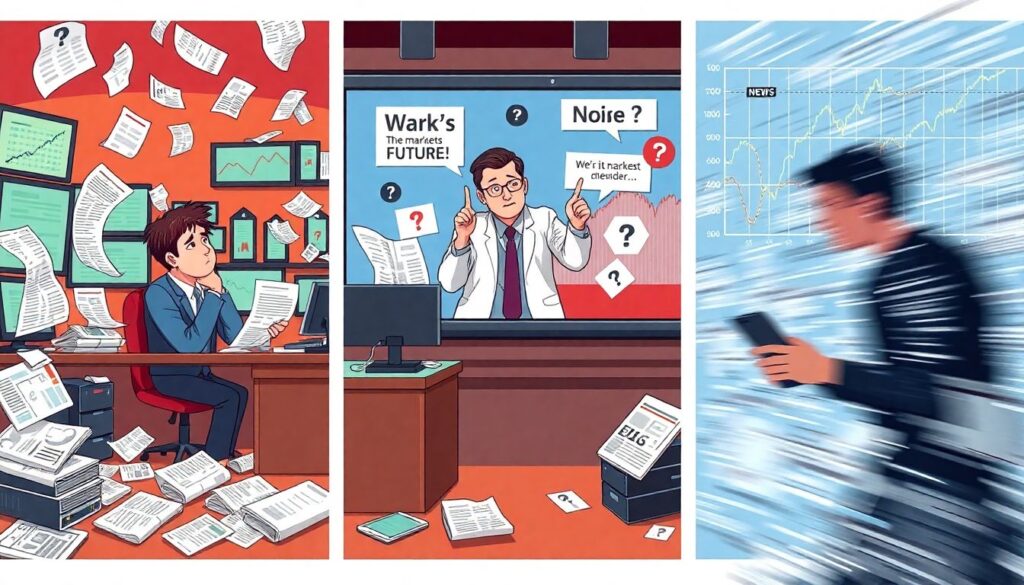 How to Read Financial News Without Panicking or Chasing Hype - иллюстрация