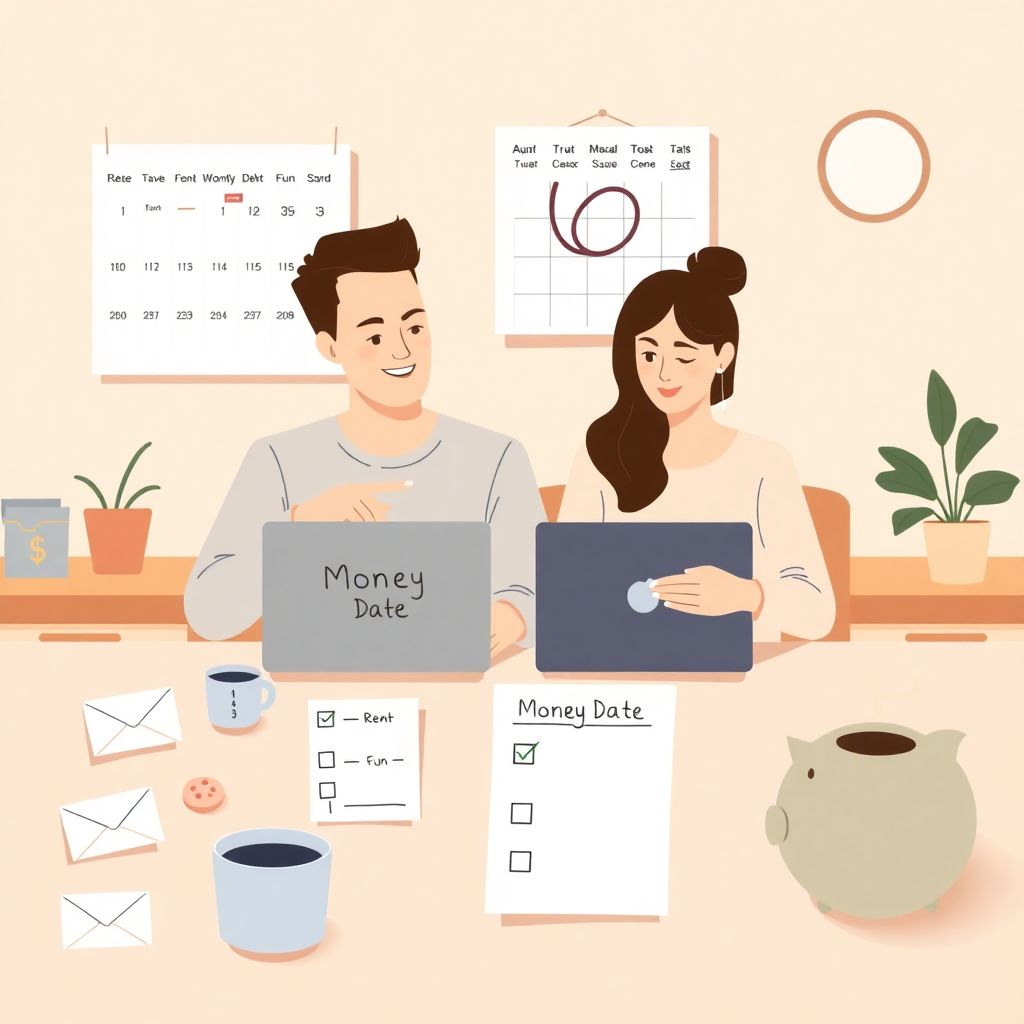 Money dates: step-by-step guide to monthly budget check-ins for couples