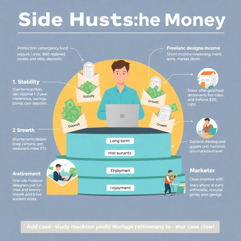 Side hustle money: simple framework to decide whether to spend, save or invest