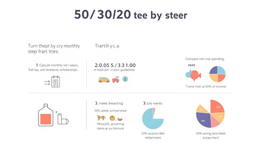 How to Use the 50/30/20 Rule to Balance Needs, Wants, Savings, and Investments - иллюстрация