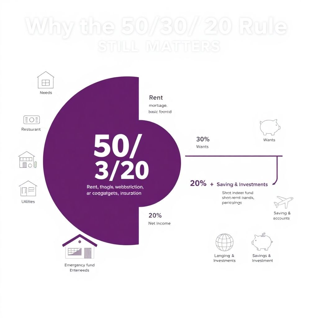 How to use the 50/30/20 rule to balance needs, wants, savings and investments