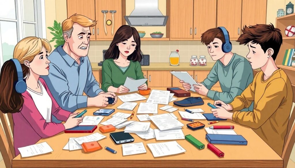 Budgeting for a Family with Teens: Pitfalls to Avoid - иллюстрация